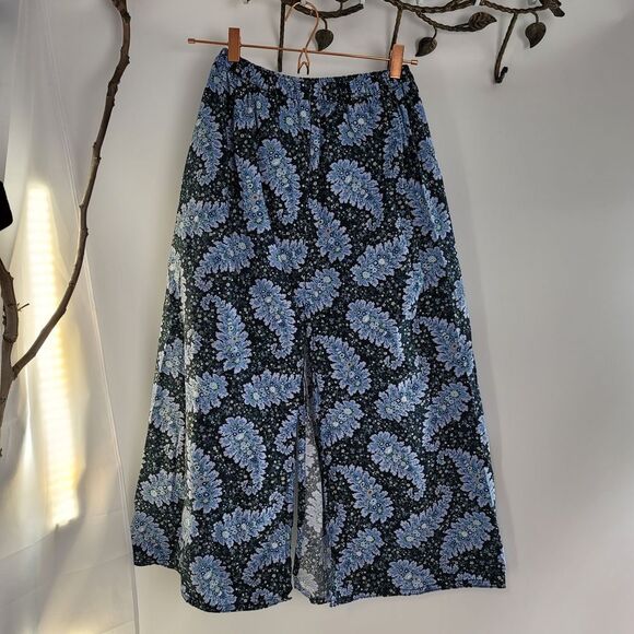 J Crew Collection Pull On Skirt In Ratti Pacific Paisley - Picture 1 of 5